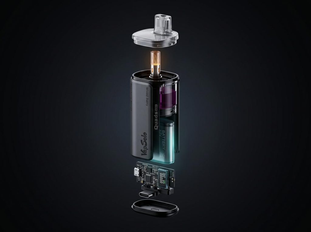 Eldobható vape működése