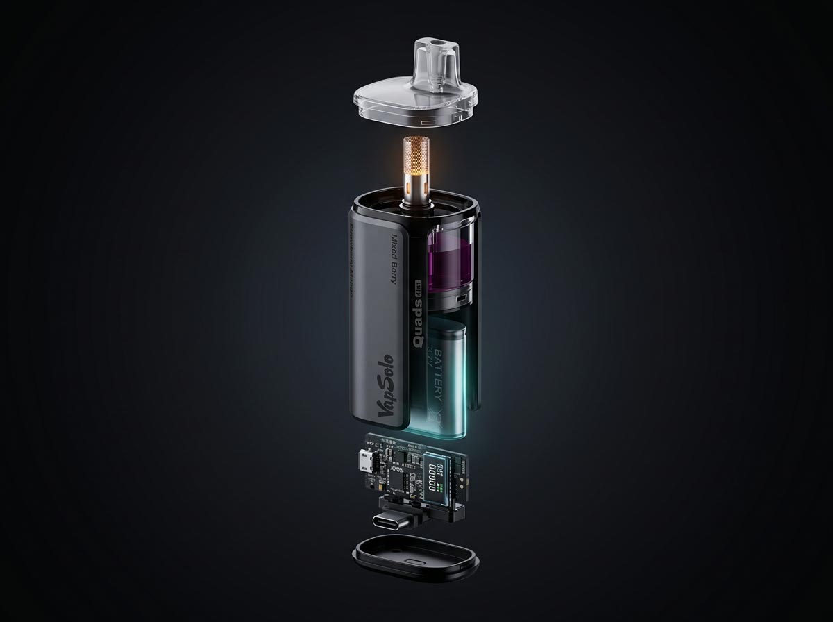 Eldobható vape működése