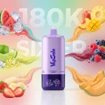 VapSolo Sixer 180K S1 6in1 vape – Strawberry Banana, Lemon Lime, Watermelon Ice, Peach Mango Pineapple, Sour Triple Berry, Hami Melon