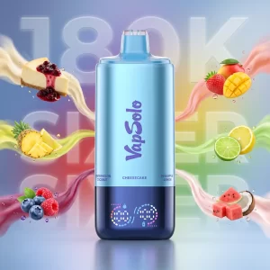 VapSolo SIXER 6in1 180K S5 Cheesecake Pineapple Lemon Blueberry Sour Raspberry Strawberry Mango Lemon Lime Watermelon Coconut