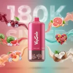 VapSolo SIXER 6in1 180K S6 Triple Cherry Watermelon Bubblegum Juicy Peach Ice Grapefruit Refresher Love 66 Coco Loco