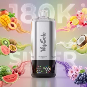 VapSolo SIXER 6in1 180K S9 Watermelon Cherry Kiwi Passion Fruit Guava Mango Peach Pink Lemonade Coconut Melon Sakura Grape